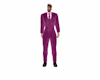 plum ballroom suit