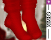 [i] Fuzzy Sock -Red
