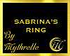 SABRINA'S RING