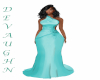 DATENITE Gown~Teal