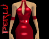 Red Leather Dress