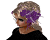 purple hair bouquet