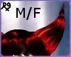 Black Red Furry Ears M/F