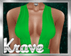 [K] GINGA DRESS RL GREEN