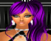 {QB} Catrina Purple Hair