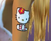 hello kitty arm tattoo