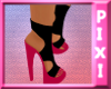 [P] Pink & Blk Heels