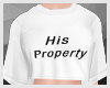 His Property White shirt