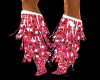 {LA} Pink glitter boots