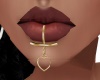 Lip Piercing-Gold