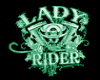 Lady Rider Green T