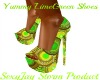 yummy lime green shoes