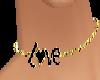 Necklace w/text: Love 