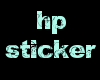 hp sticker