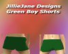 {JJ} Green Boy Shorts
