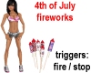 July 4th trig Fireworks