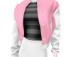 AS Pink Varsity Jacket