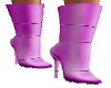 *F PURPLE ROUND TOE BOOT