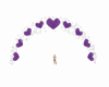 Royal Purple Heart Arch