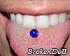 BD* Blue Tongue Piercing