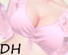 sheer top pinku