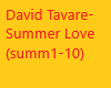 David Tavare-Summer Love