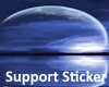 Kozz Support sticker