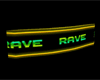 TG* RAVE neon animated