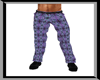 Retro Blue Purple Pants