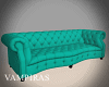 Retro Light Teal Couch