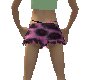 Purple Leopard skirt