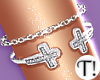 T! Silv Cross Bracelet R