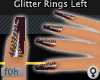 f0h Brown Glitter Nails