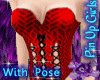 FUNKY Red Corset w Poses