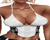 WHITE / BLAC SIDE CORSET