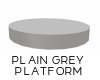 Bun! Plain Grey Platform