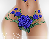 RL Blue Roses Bottoms