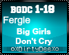 Fergie:Big Girls Dnt Cry