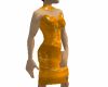 AYT Orange PVC Dress M
