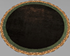 Country Brown Round Rug