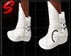 Ankle White Boots