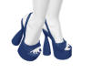 JAZ Shiny Blue Heels