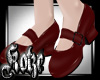 V2 Lolita Shoes - Red