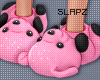 !!S Bear Slippers Pink L