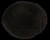 LWR}Round Black Fur