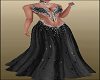 Black Glittered Gown