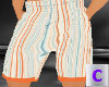 Boy Orange Stripe Shorts