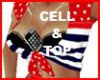 CELL n TOP Red,White Blu