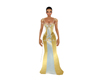 -ND- White Gold Dress 
