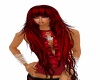long red wavy hair